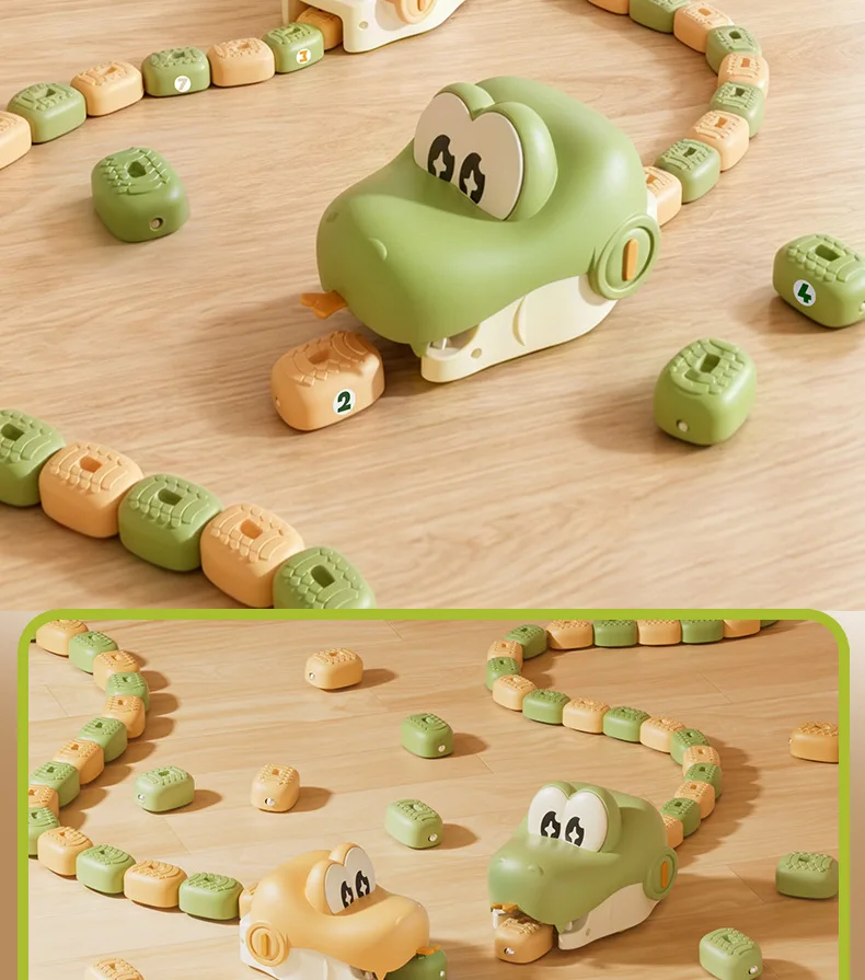 New Electric Remote-Controlled Snake Magnet Car,Parent-Child Interactive MultiPlayer Battle Toy,Christmas Birthday Gift for Kids