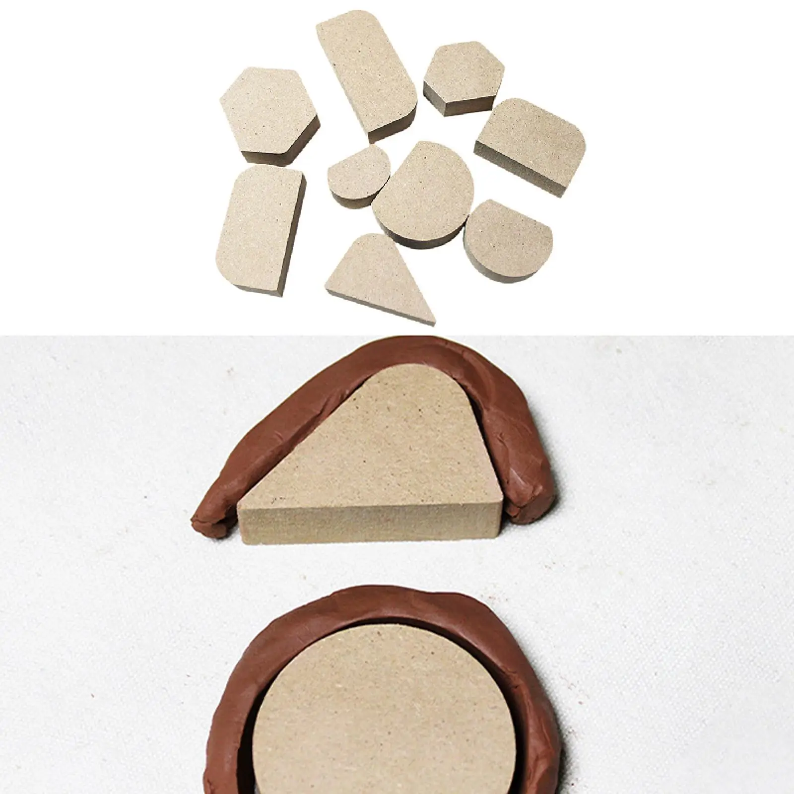 9 Pieces Handle Forming Tool Handle Forms Sturdy Easy to Use Reusable Portable Mug Handle Tools Handle Maker for Ceramic Clay