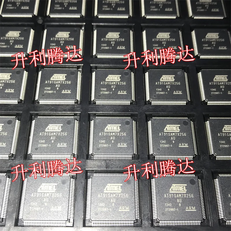 100% Original New AT91SAM7X256B-AU  AT91SAM7X256  QFP100  2PCS/LOT  The embedded microcontroller