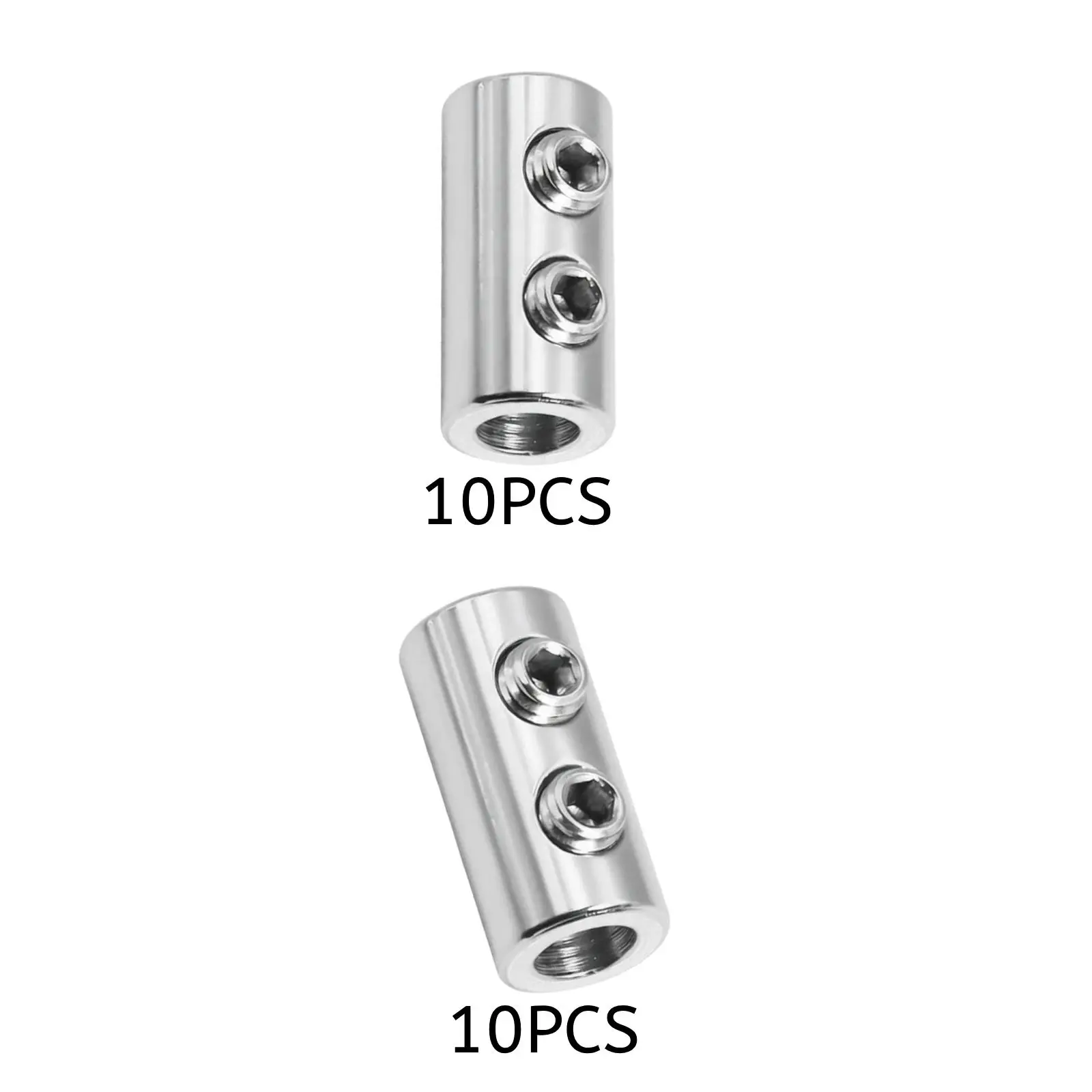 Stainless Steel Wire Rope Clip Set Internal Hex Double Hole Cable Clamps for Home Projects Fences and Banners - view 4