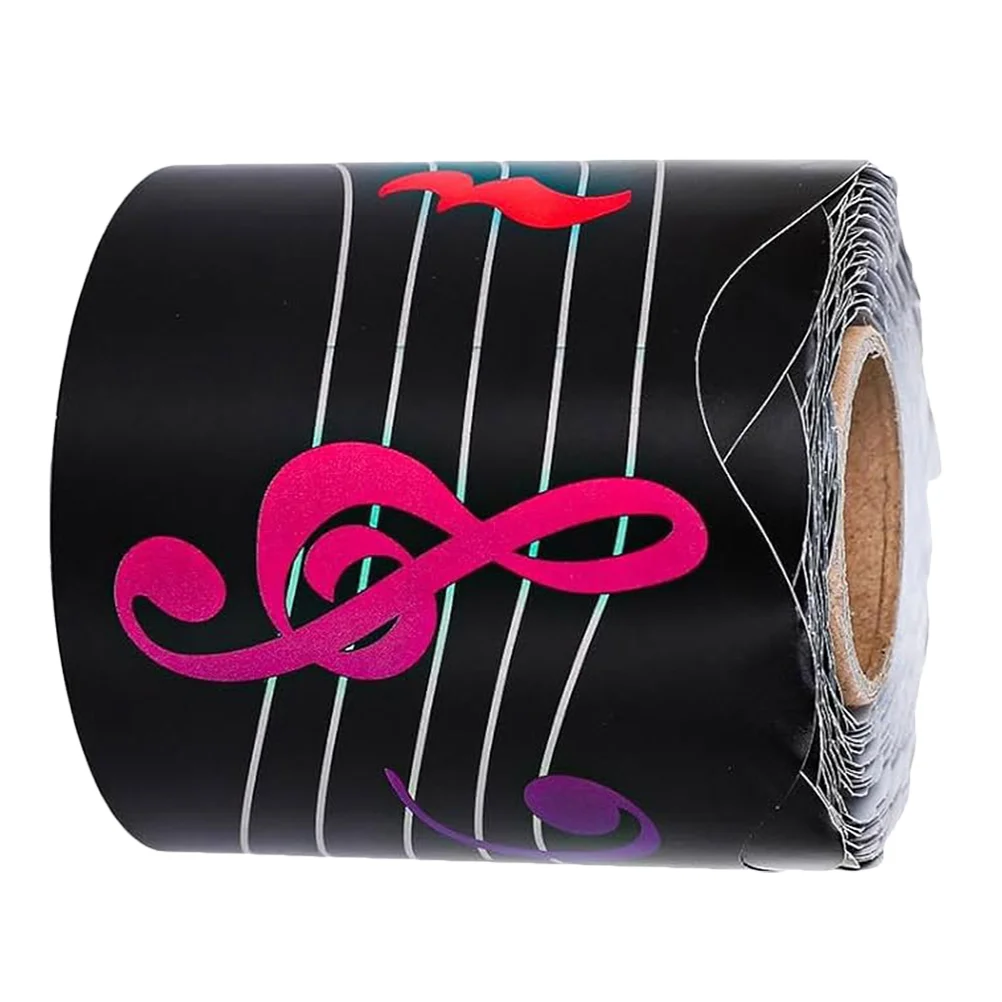 

Music Border Stickers Classroom Borders and Trim Blackboard Copper Plate for Bulletin