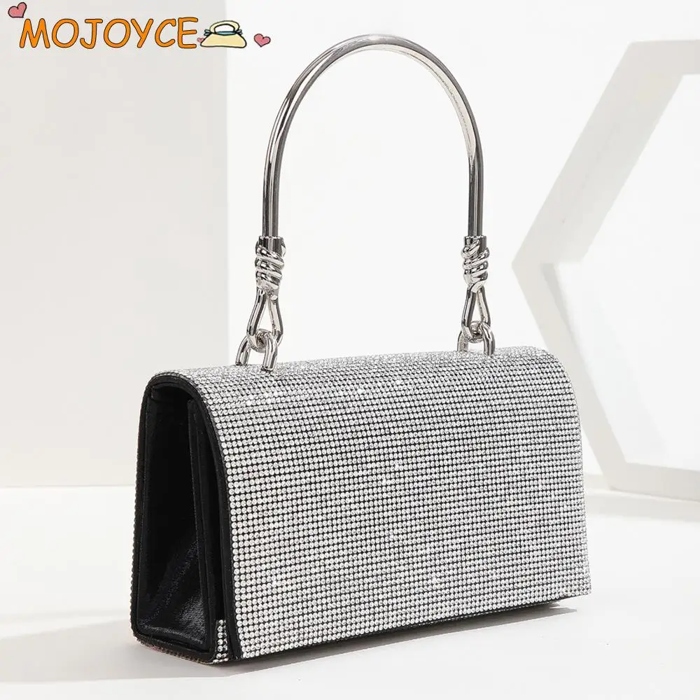 

Ladies Rhinestone Evening Bag Luxury Diamond Clutch Purse Elegant Large Capacity Party Bling Purses Wedding Shiny Tote Handbag