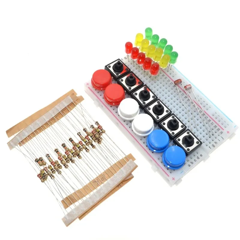 Starter Kit untuk UNO R3 Mini Breadboard LED Jumper kawat tombol untuk Arduino Diy Kit Sekolah Pendidikan Lab