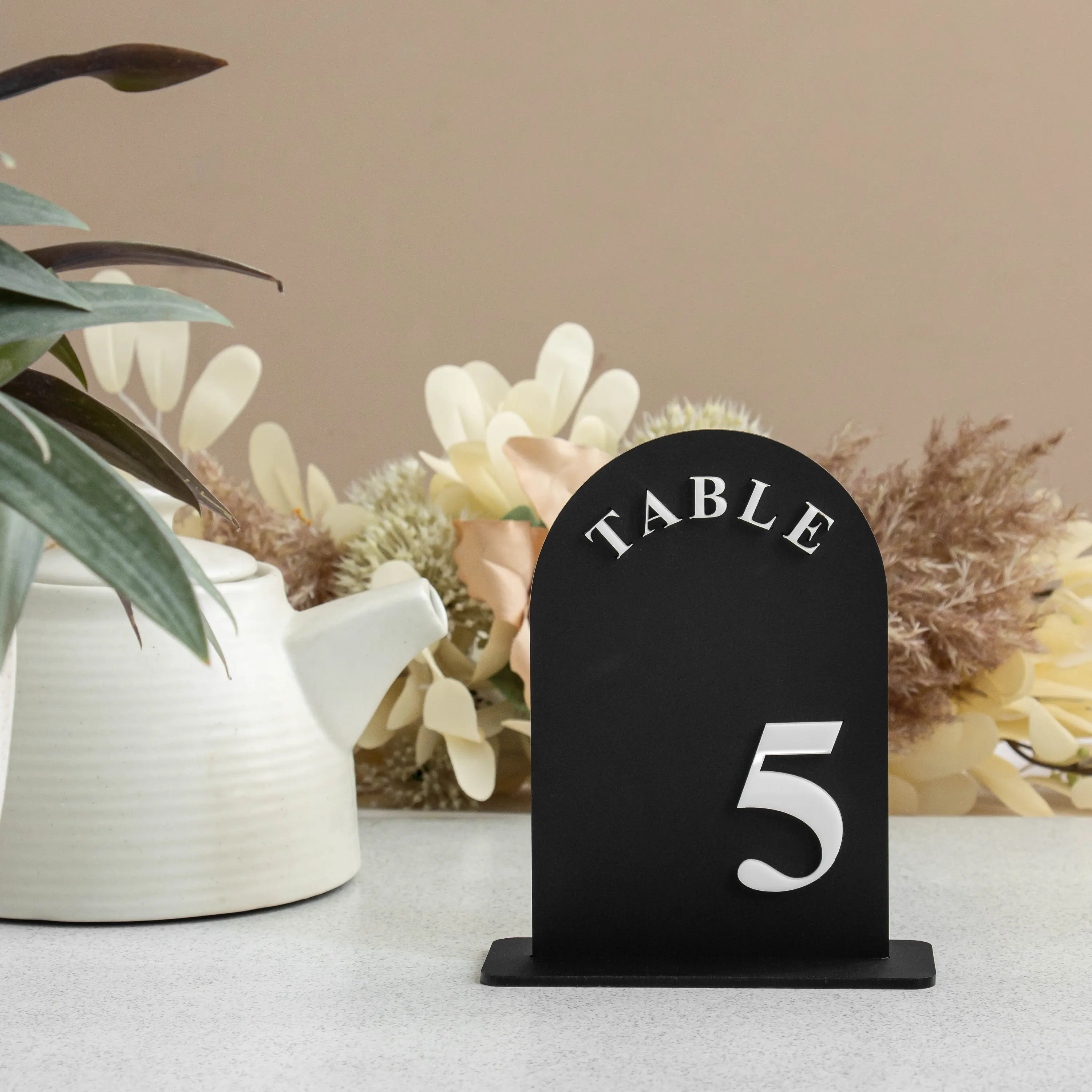 Arch Table Numbers Acrylic Table Numbers Wedding Table Sign Wedding Luxury Table Decor