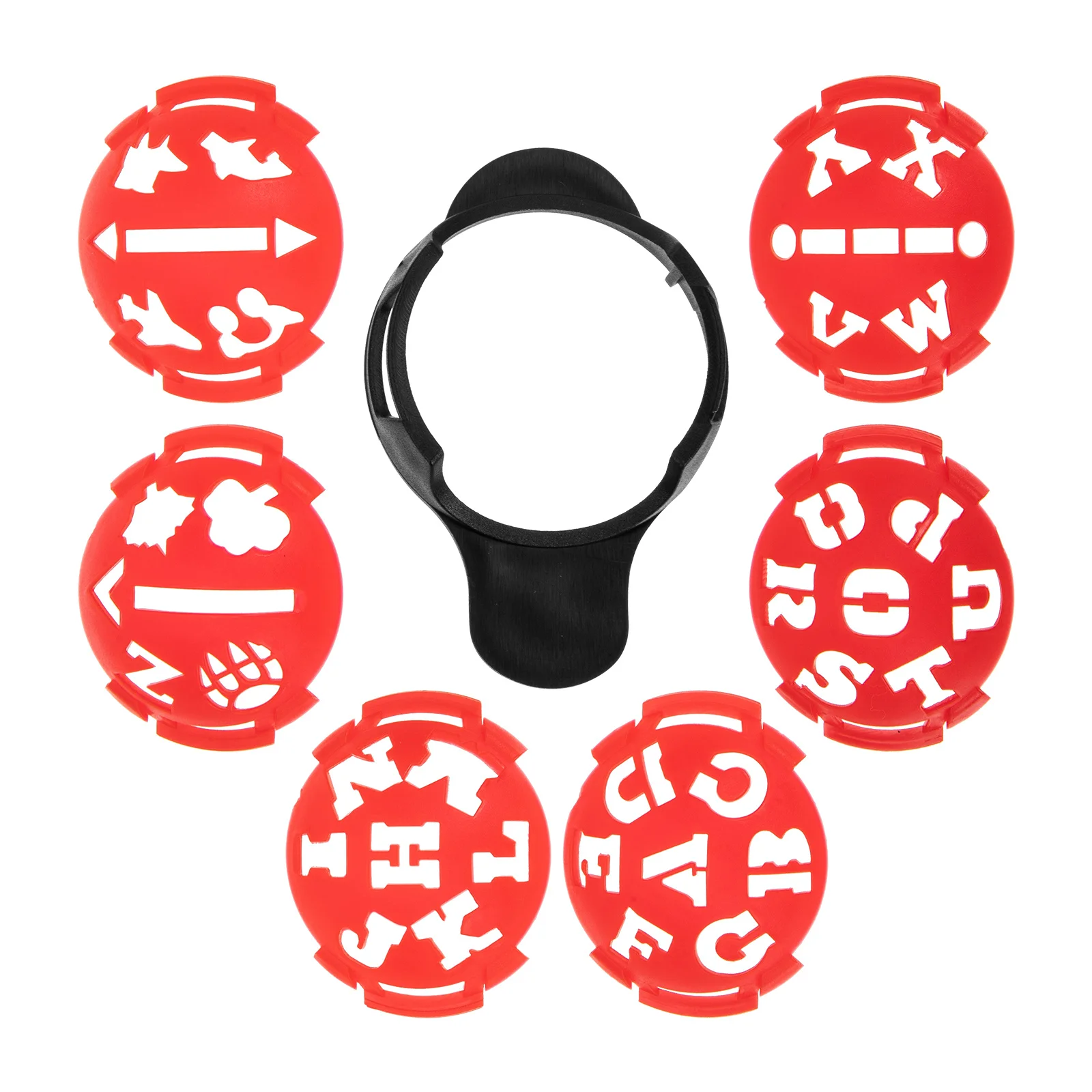 1 مجموعة المهنية كرة جولف نمط ماركر صانع خط الغولف ABS دائم مريحة محاذاة أداة الغولف الملحقات