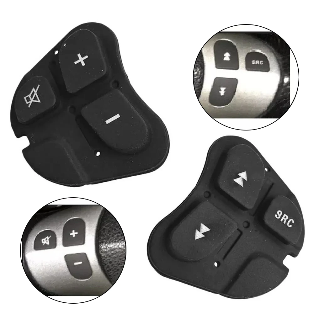 Steering Wheel Upgrade Multi Function Audio Buttons Replacement Steering Buttons Made Of ABS Materials Replacement For GT Models