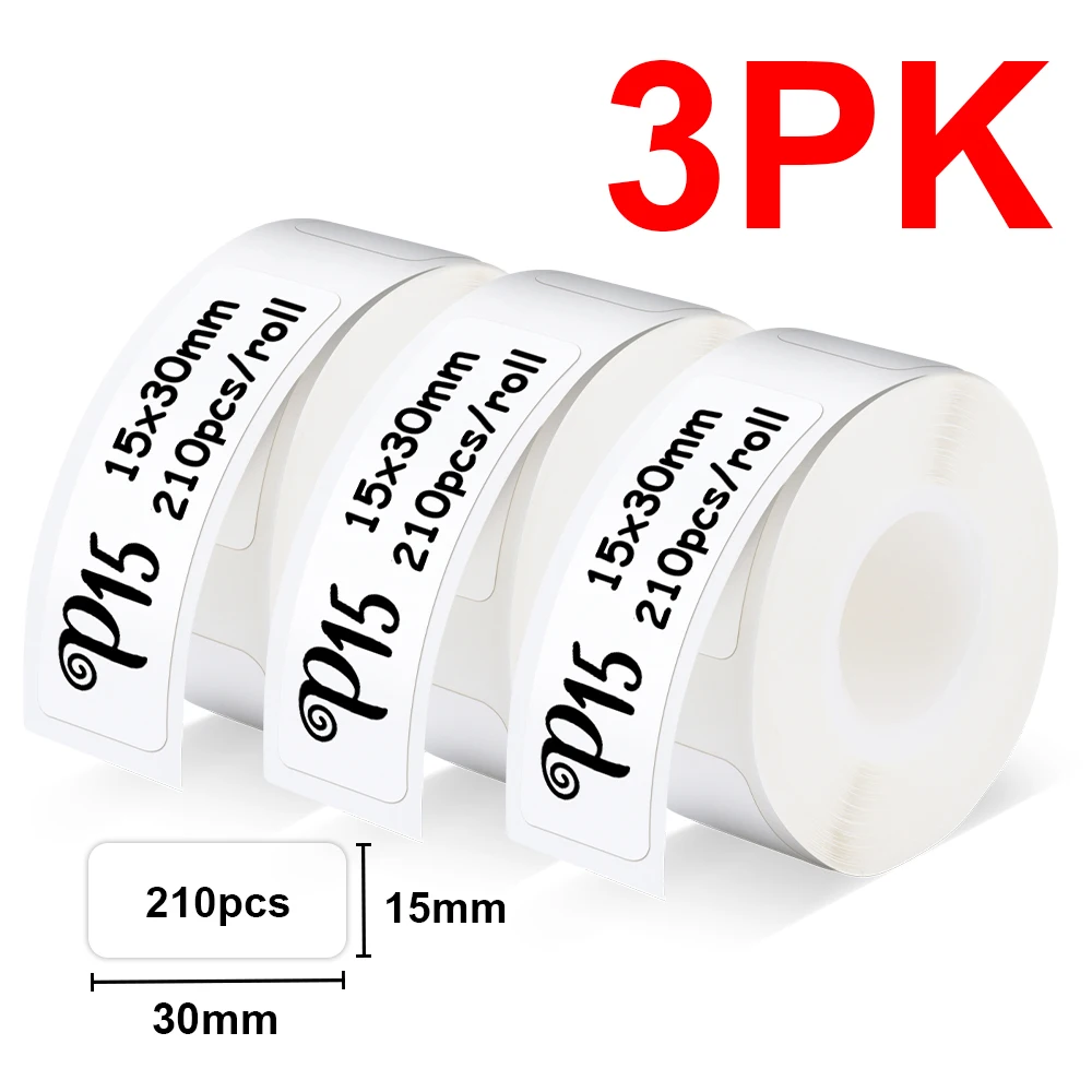 3rolls P15 Ismertető jel számára P15 Szikratávirát Bluetooth termikus Ismertető jel Nyomdász marklife P15 P11 L12 Csemegebolt Q2 PRT M11 DIY Személyesen adhesiva Ismertető jel