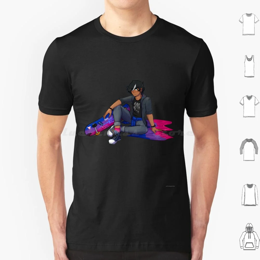 Bi Percy-No Background T Shirt Cotton Men Women DIY Print Percy Jackson Pjo Bi Pride Hoo Toa Heroes Of Olympus Chb