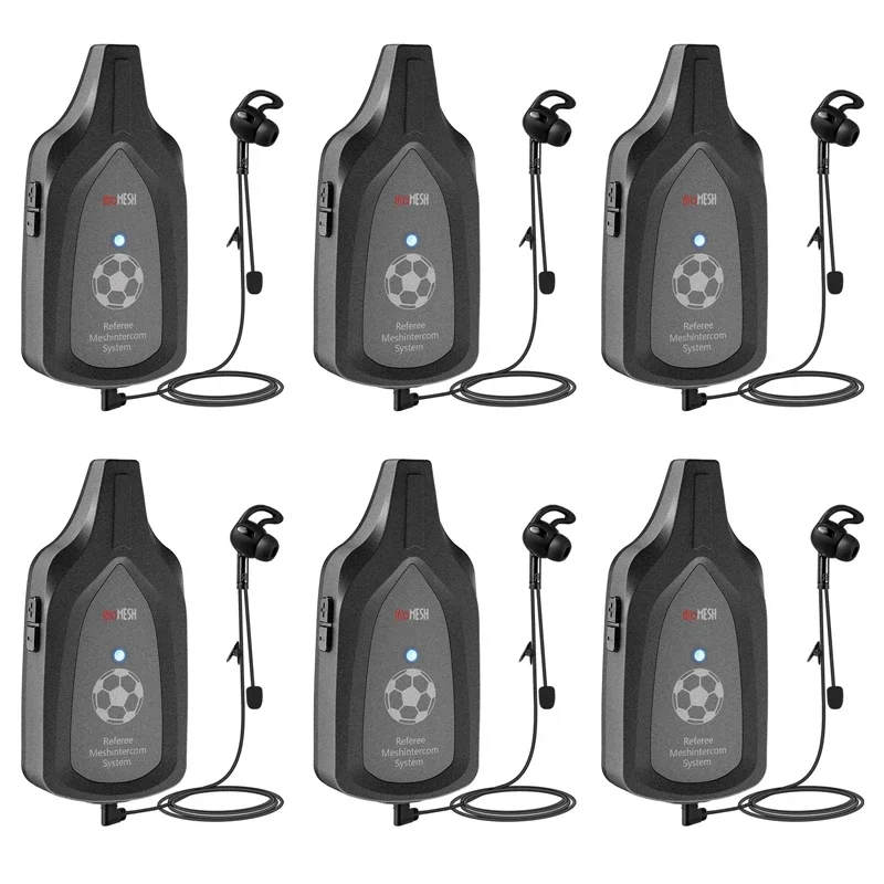 A Set of 6 Pieces of F6 with SuitCase Mesh Intercom Reference Reference-Time Communication System Mesh Walkie Talkie