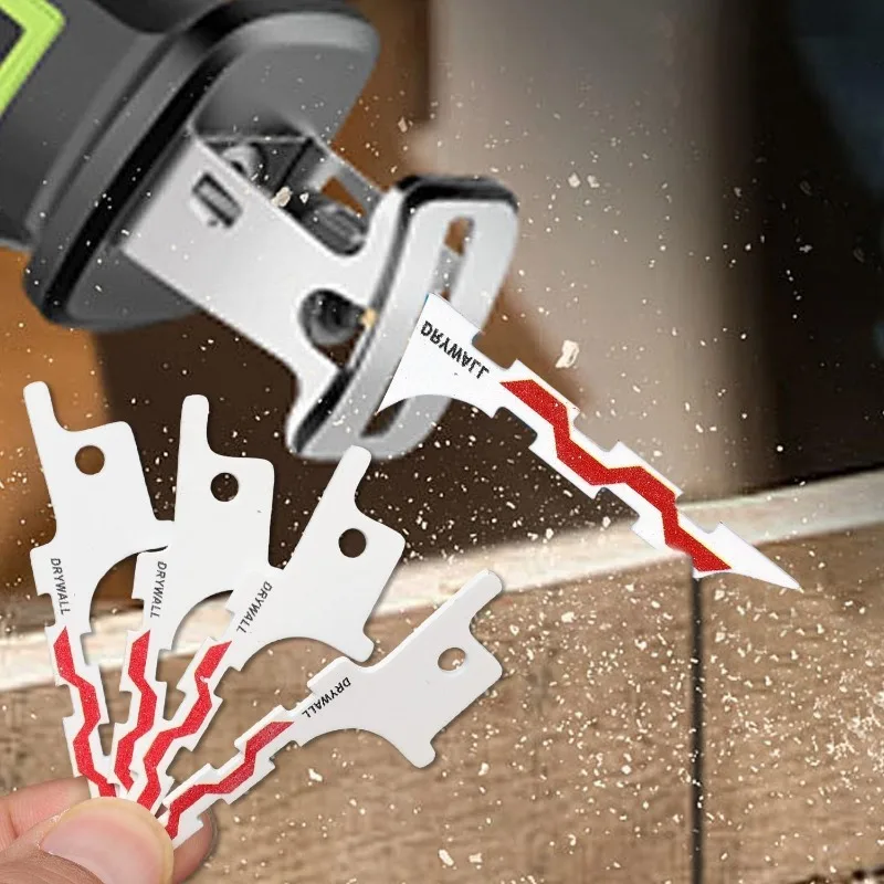 20/1PCS Reciprocating Saw Blades For Wood Plasterboard Cutting Heavy Duty Steel Saw Blade Repair Electric Saw Blades Wholesale