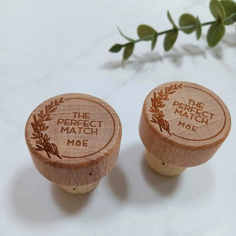 Rolhas de garrafas de vinho personalizadas, presente de festa de chá de bebê de casamento para convidados, plugue de garrafa de vinho champanhe personalizado, cortiça de vinho a granel