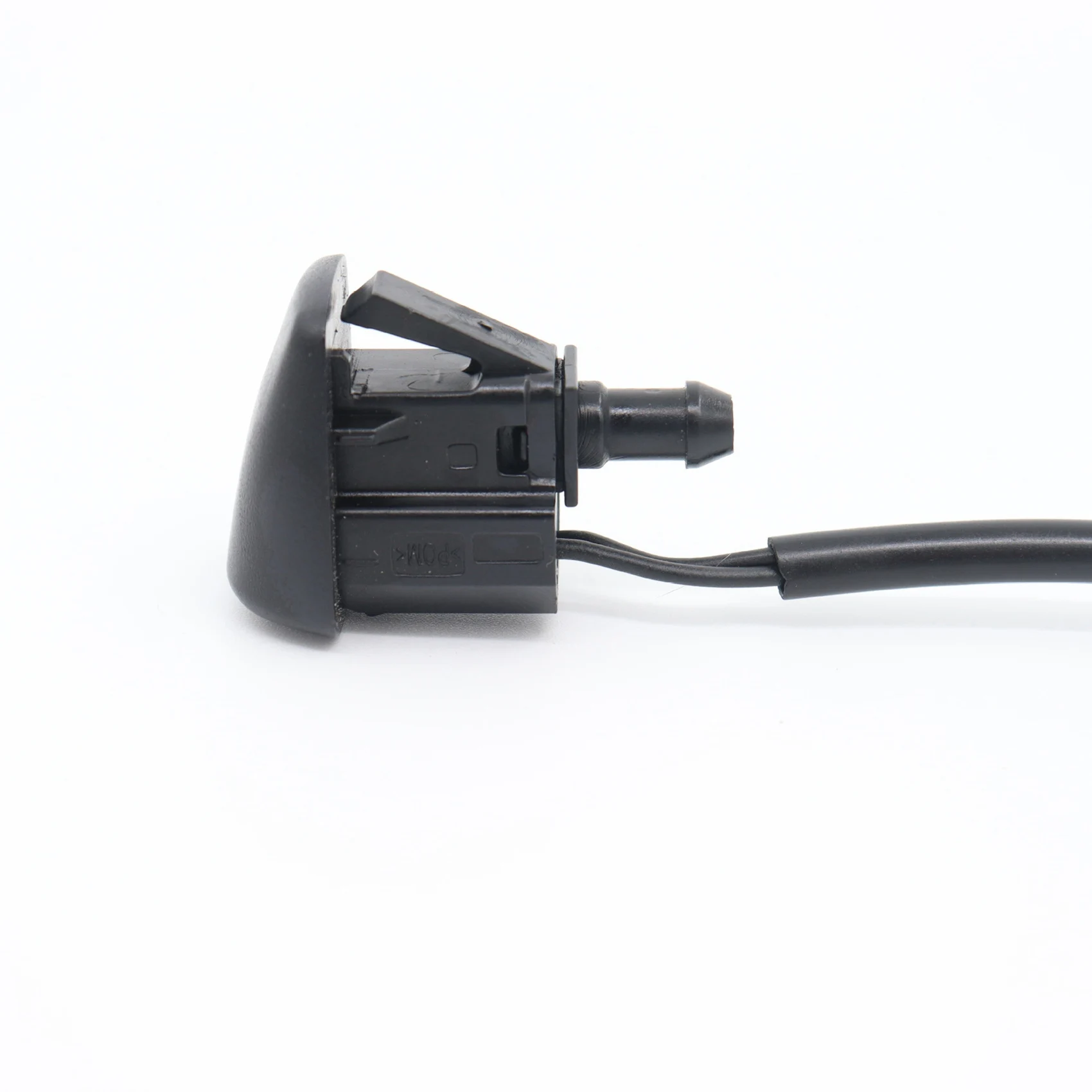 หัวฉีดใบปัดน้ำฝนสีดำด้านหน้า61667046060สำหรับ BMW E60 525I 530I M5 2004-2010