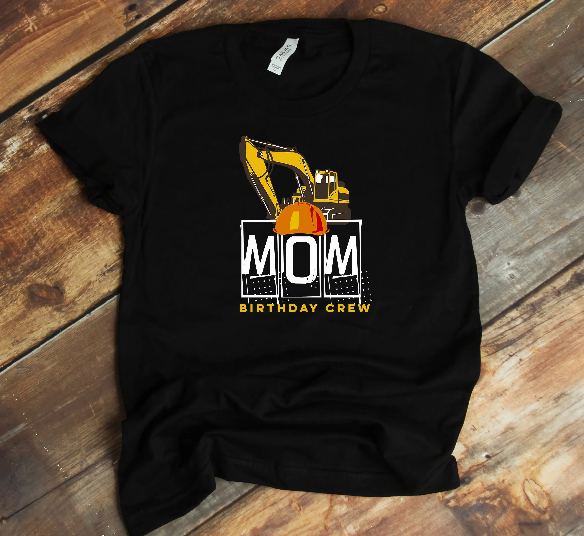 Mom Birthday Crew T Shirt Construction Celebration Matching Tank Top For