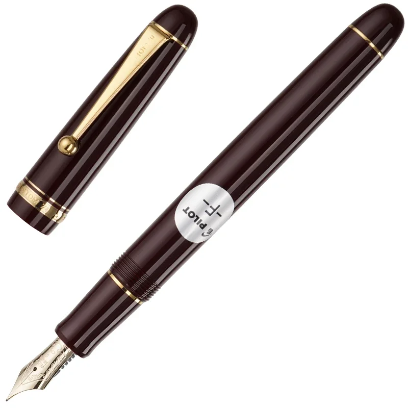اليابان الأصلي الطيار مخصص 74 شفاف 14 كيلو الذهب قلم حبر الأعمال مكتب الرجال النساء هدية السيد FKK-1-NC لوازم الكتابة