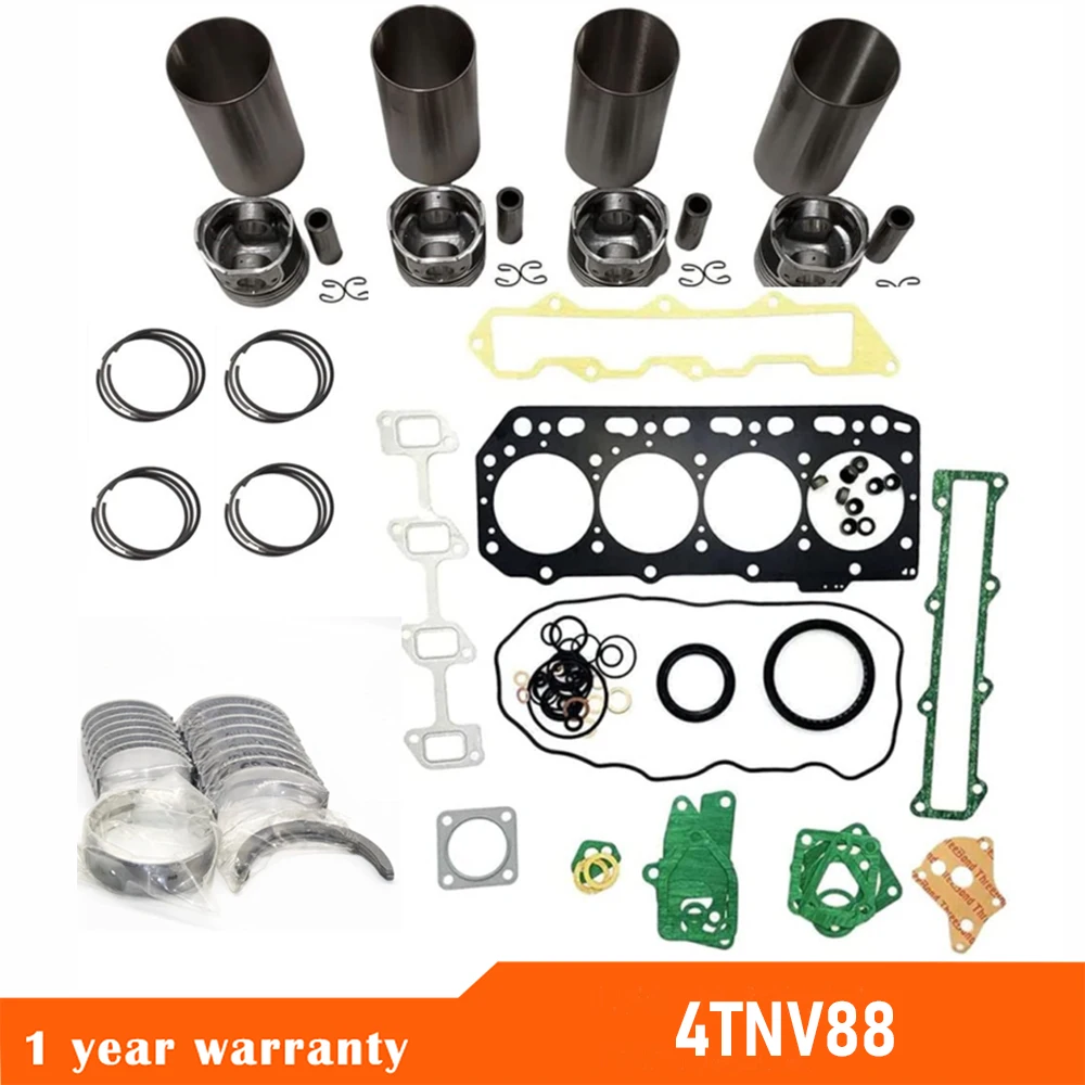 Overhaul Rebuild Kit 4TNV88 For Yanmar engine VIO45-5B VIO55-5 Excavator Repair Auto Parts