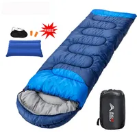 BSWOLF Camping Sleeping Bag Ultralight Waterproof 4 Season Warm Envelope Backpacking Bag Outdoor Travel Hiking