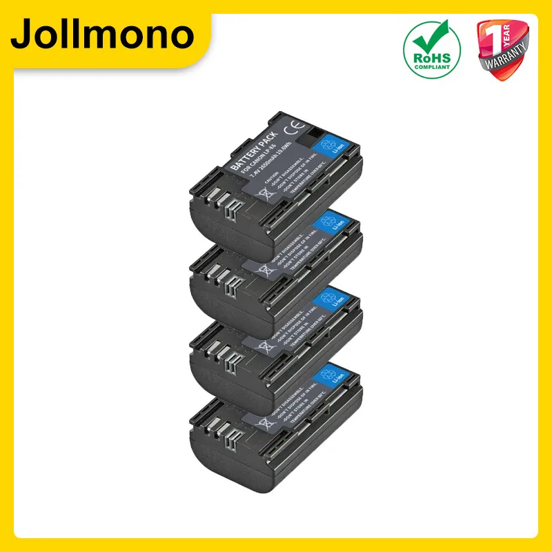 Аккумулятор для Canon EOS R R5 R7 R6 R5C 60Da 60D 70D 80D 90D 5DSR 5Ds 5D 6D 7D Mark II, 2650 мАч