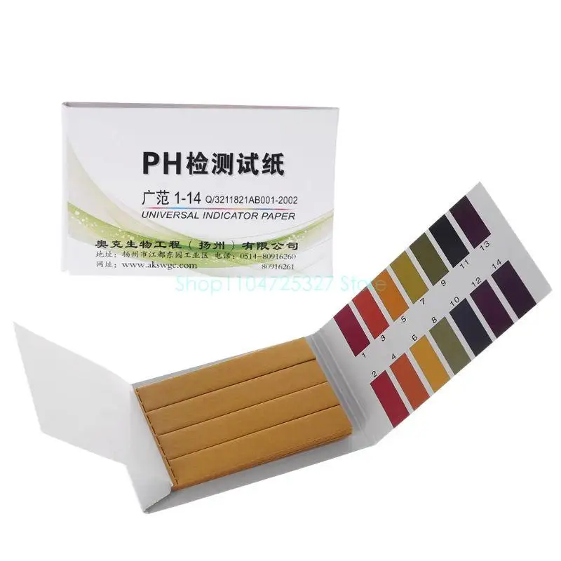 80 PCS Aquarium Ph Test Strip Fish para prueba tanque Resultado preciso Readin