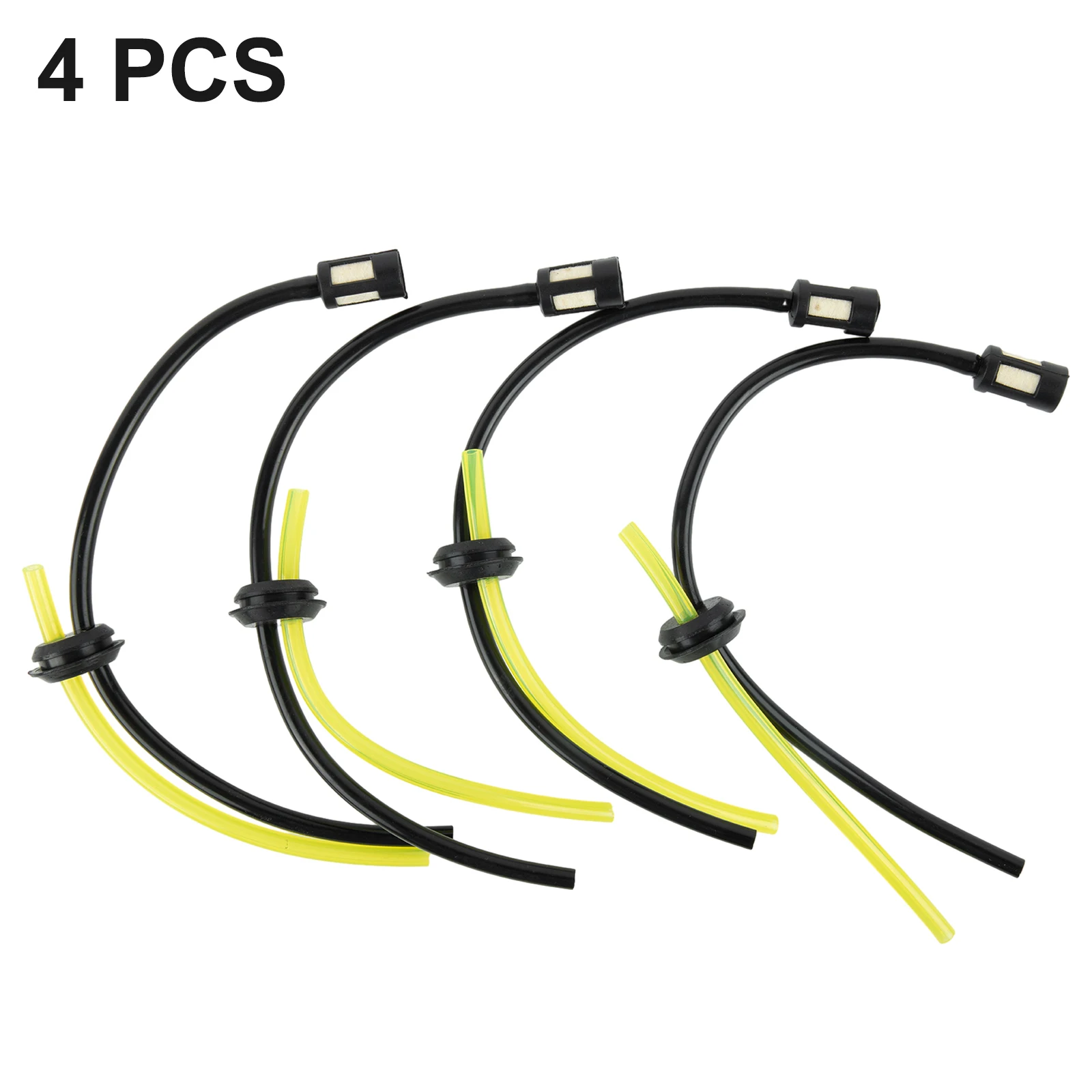 Petrol For Fuel Hose Pipe With Tank Filter Assembly & Grommet 4PCS Garden Power Tool Trimmer Brush Cutter Hose Pipe String Parts