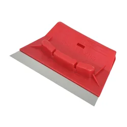 Aço inoxidável Raspadores com Punho De Plástico, Putty Knife, Punho De Plástico, Trowel Cutter, Espátula De Gesso, Cinza Atômica, Drywall