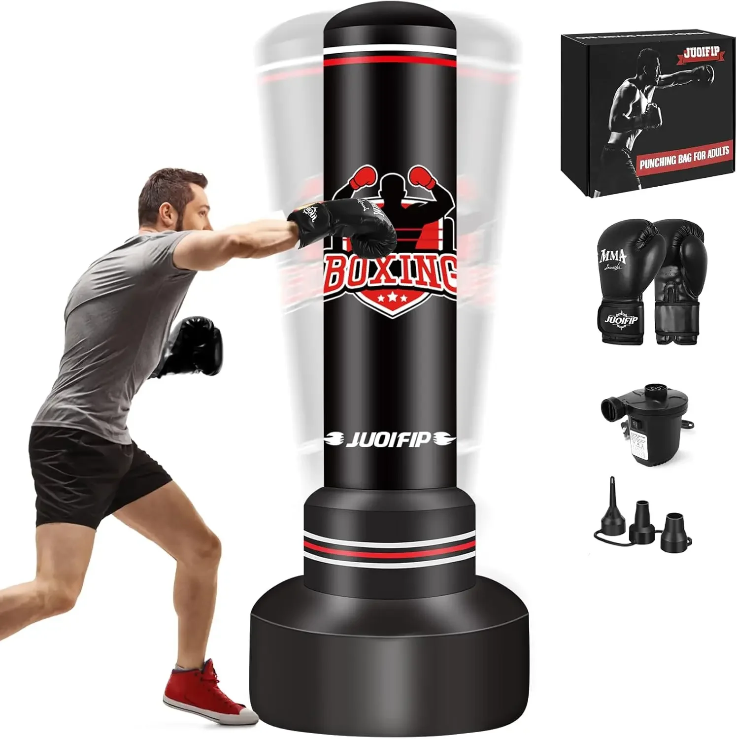 Punching Bag with Stand Adults Teens,70