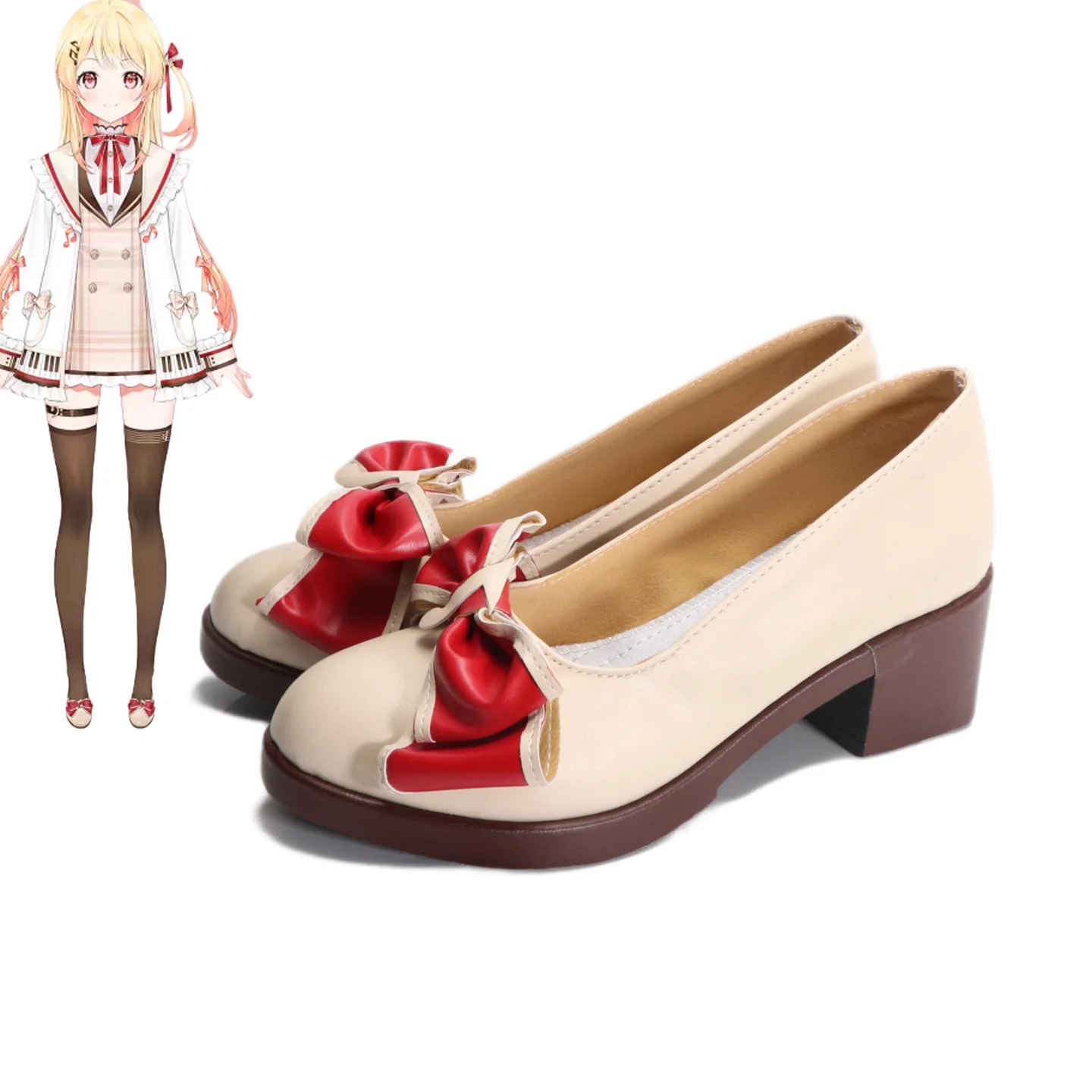 أنيمي Vtuber Hololive Otonose Kanade تأثيري أحذية أداء لوليتا أحذية للفتيات امرأة حفلة المعبود مخصصة #1