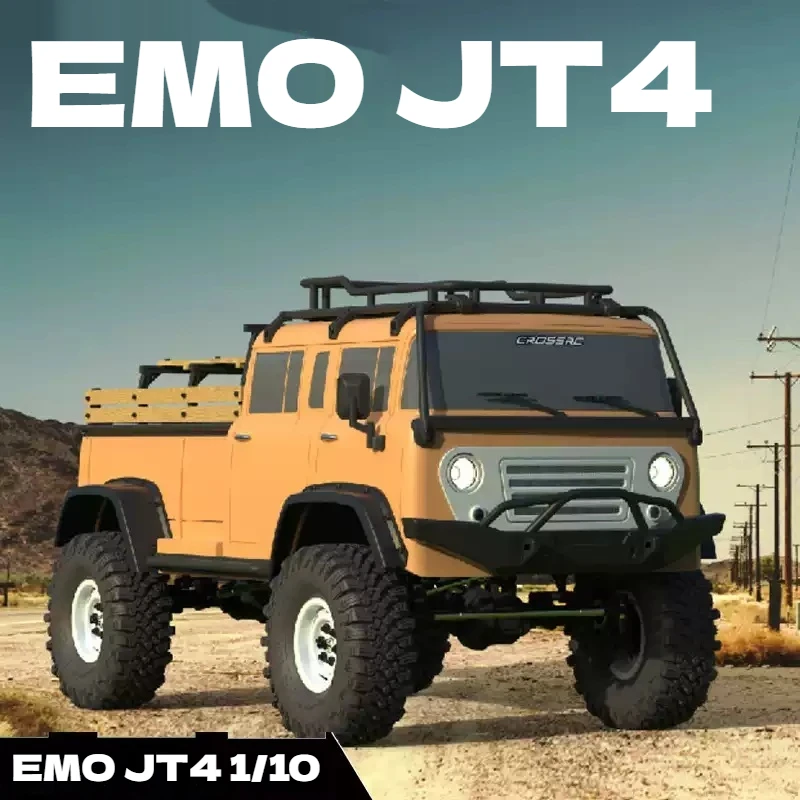 

1/10EMO JT4 RTR 4x4 Remote Control Electric Off-Road Climbing Car with Two-Speed Differential Lock Model Toy for Kids And Adults