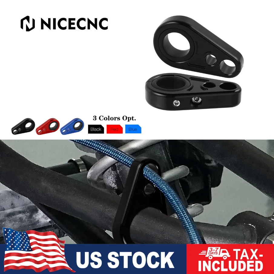 

2 шт. зажимы тормозной магистрали A-образного рычага для квадроциклов Yamaha Raptor 700 Raptor 700R 2015-2024 Warrior Grizzly 350 YFZ450 Polaris Sportsman RZR