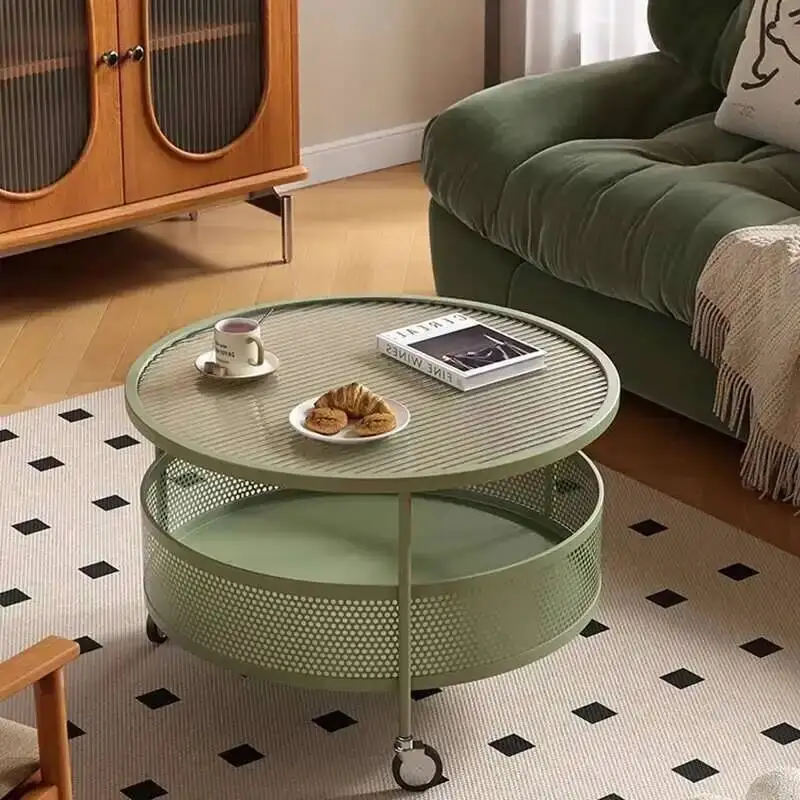 

Luxury Coffee Table Living Room Desk Round Coffee Modern Table Nordic Home Basse Salon Table Basse Salon Decoration