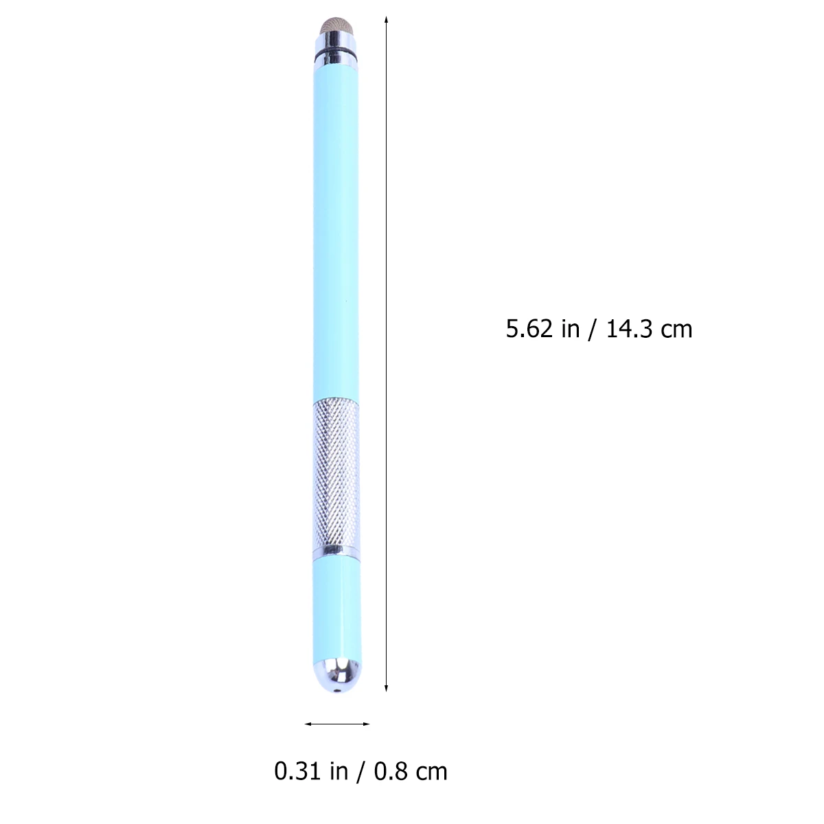 

Universal Double End Capacitive Stylus Metal Touch Screen Disc Pens for Tablets Phones Handwriting Laptops White Long Term Use