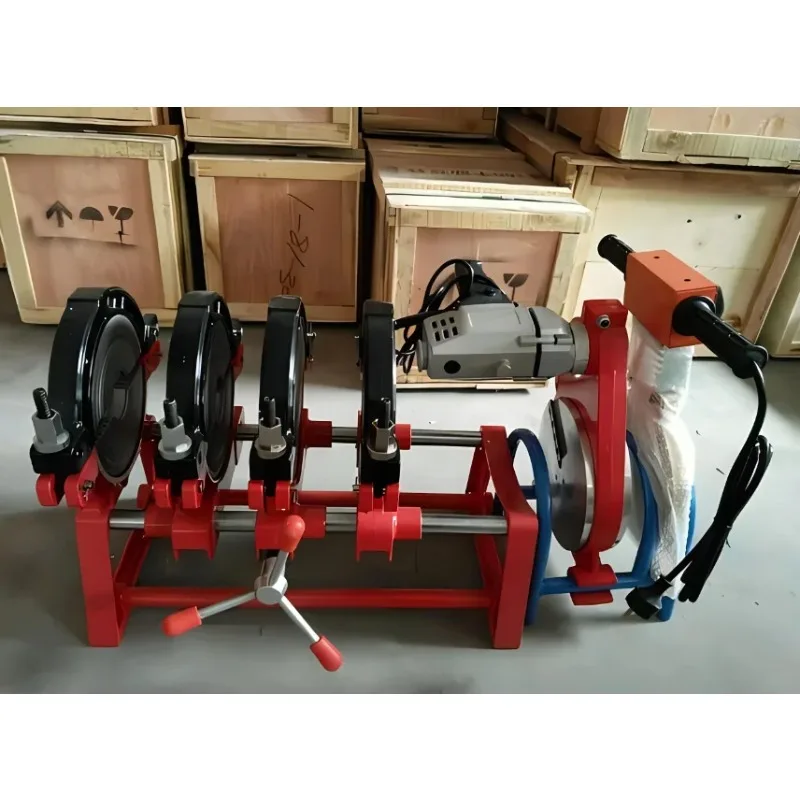 سعر تنافسي 63 مم إلى 630 آلة لحام بعقب HDPE اليدوية لخط أنابيب البولي ايثيلين