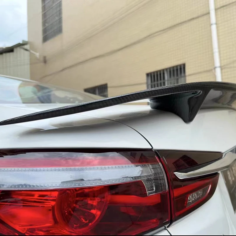 For Mazda 6 Atenza RT style rear trunk lid spoiler wing carbon fiber body sports modification kit 2014 15 16 17 18 19 20