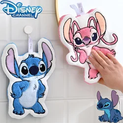 Disney Stitch Hand Wipe Cute Cartoon Strong Water Absorbent Quick Drying Hand Wipe Towel Household Cleaning Tool Cleaning Cloths