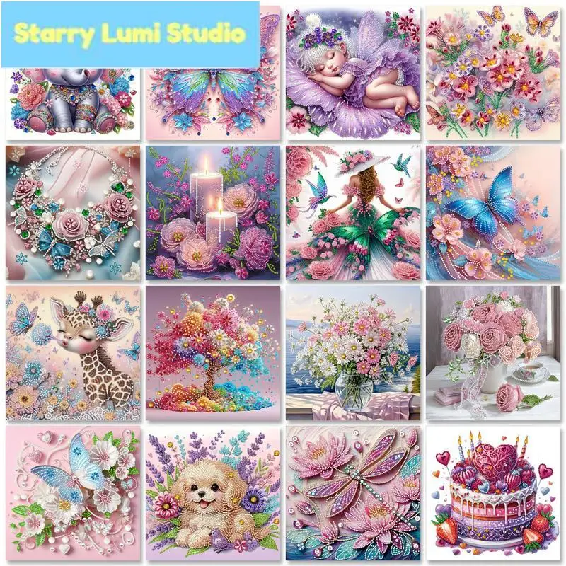 5D DIY Partial Special Shaped Drill Diamond Painting Kit Animal Decor Art Drill Diamond Embroidery Crafts Home Decor