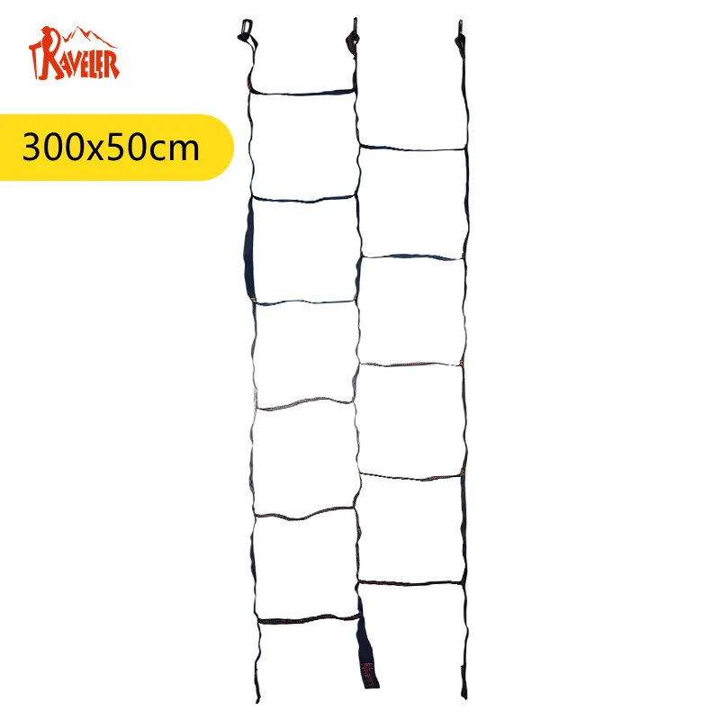 Traveler Outdoor Hammock Double Rope Ladder Escape Training Rescue Rope Ladder Outdoor Sports Training Climbing Ladder