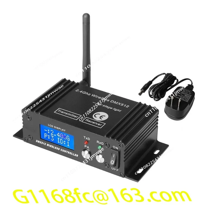 

2.4G Wireless DMX512 LCD Display Receiver, Wireless Stage Light Receiver
