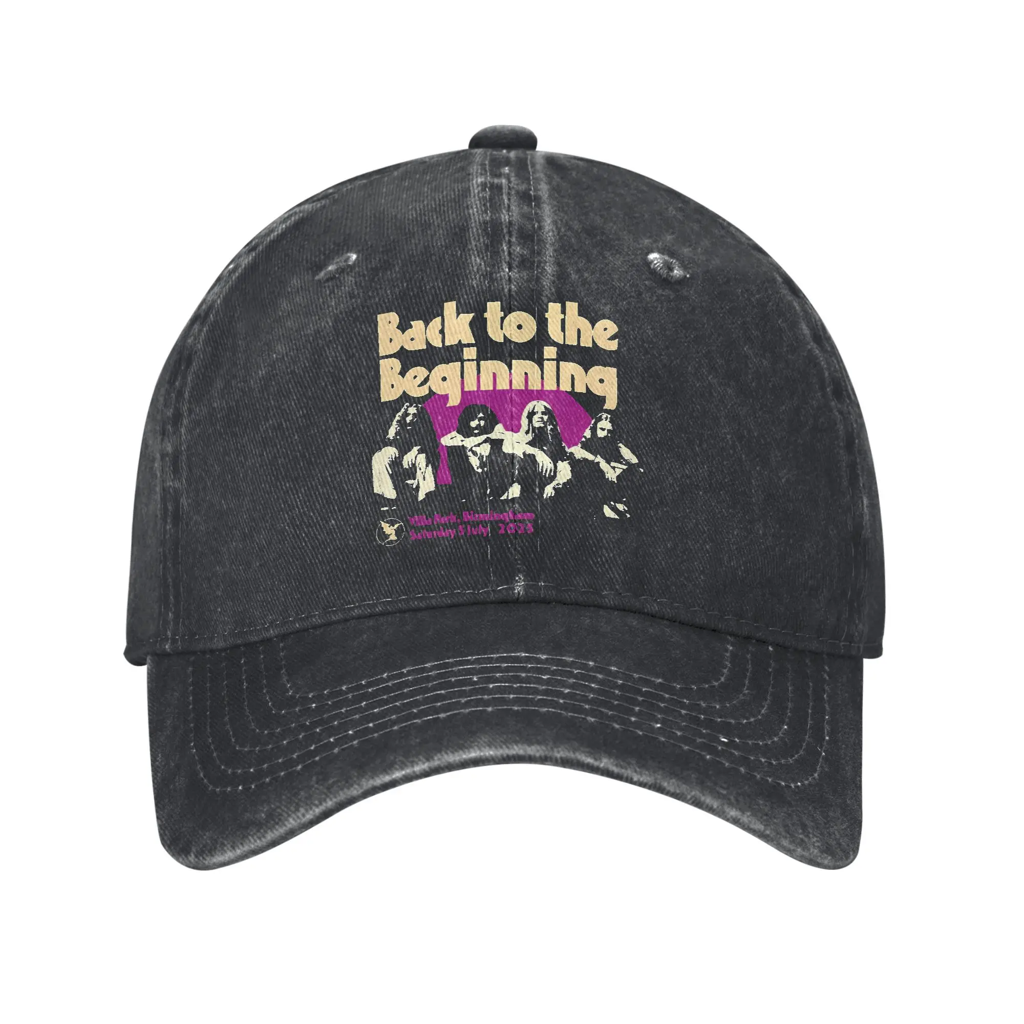 

Black Sabbaths Band 2025 Back To The Beginning Trucker Hats Merch For Unisex Baseball Cap Vintage Headwear Sun Caps Adjustable