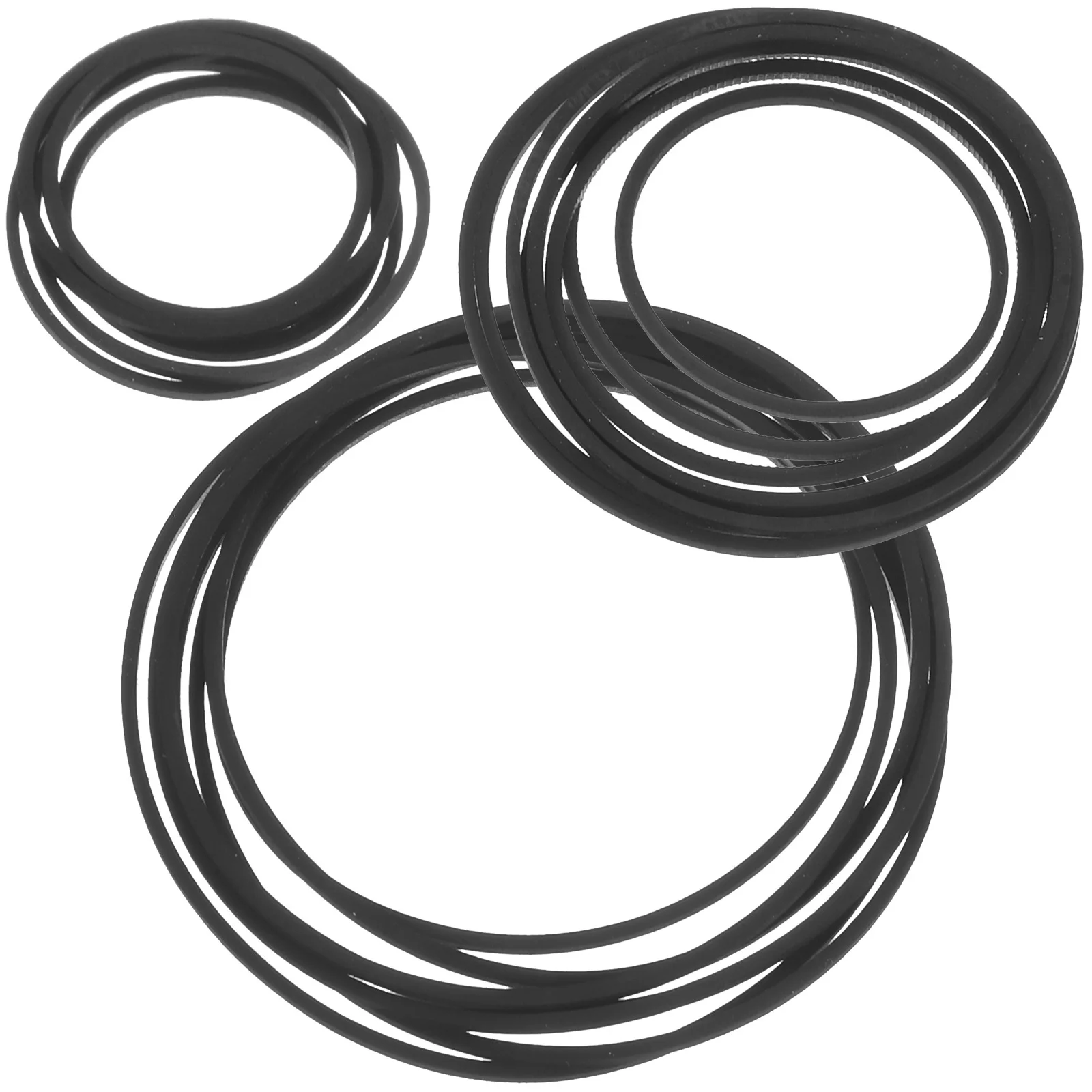 

40pcs Cassette Recorder Drive Belts Rubber Belts For Recorder Replacement Durable 1Mm Square Flat Belt For Cd Dvd Video Devices