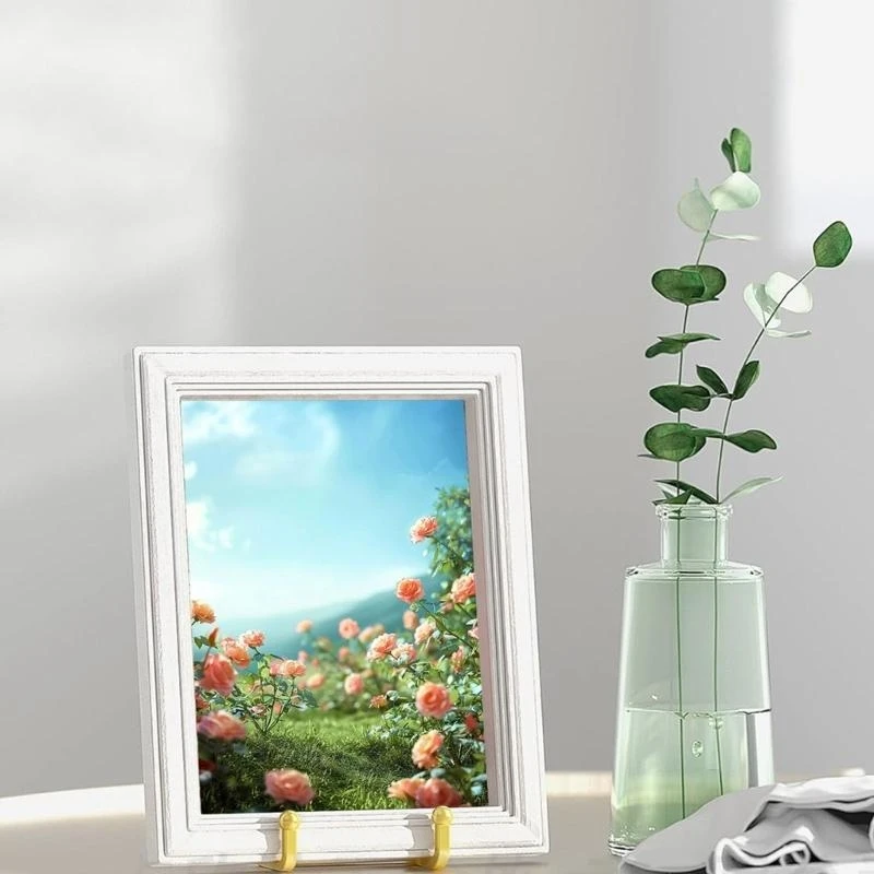 

2 Pieces Decorative Table Easels Accessory for Photos And Collectibles