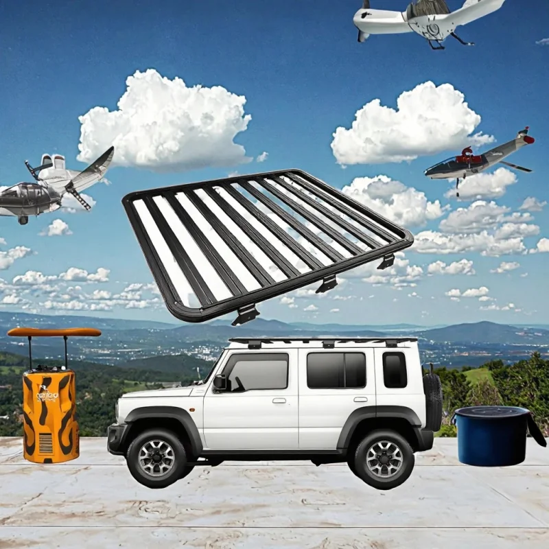 

Premium Aluminum Alloy 4x4 Crossbar Roof Rack Basket for 5-door and 3-door Models