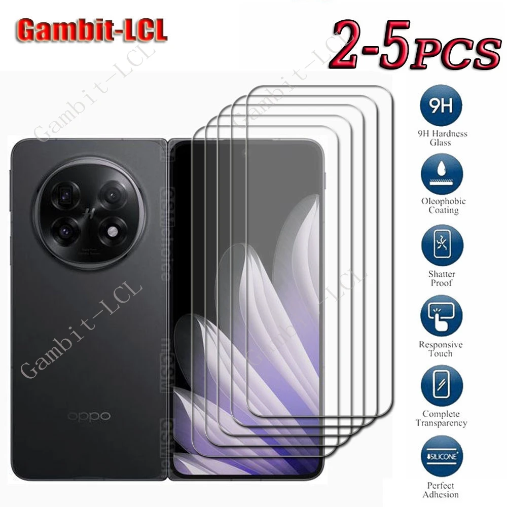 2-5PCS 9H HD Original Tempered Glass For OPPO Find N5 6.62