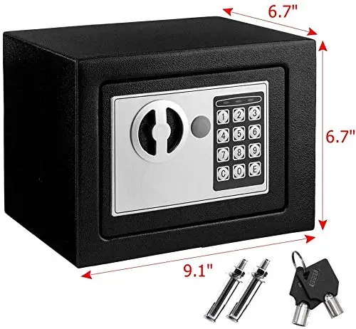 Safety steel security  mechanical electric electronic home safes mini travel small bag bank safe box Locker