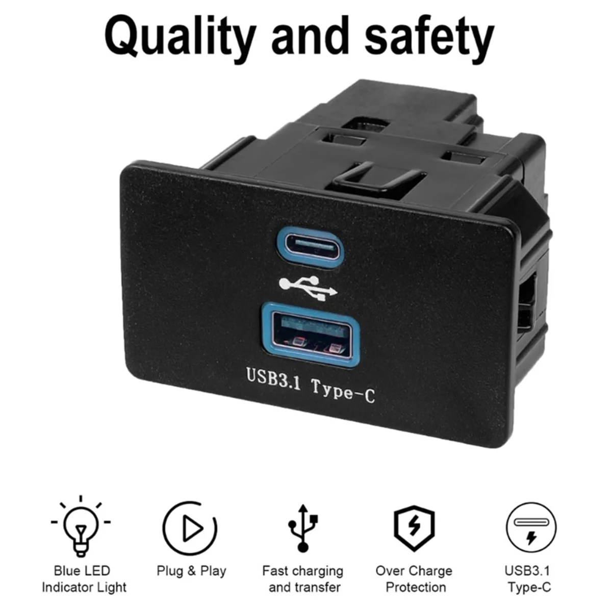 Media hub usb schnitts telle modul synchron isieren doppel port HC3Z-19A387-E HC3Z-19A387-D fit für rand F-150 F-250 F-350 HC3Z-19A387-B