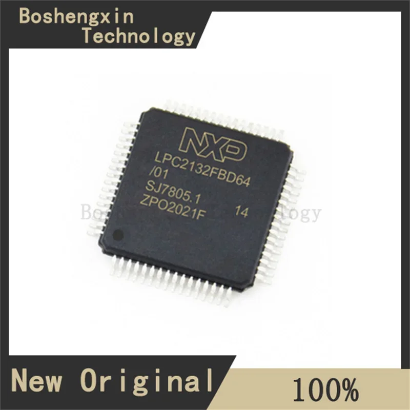 1Pcs LPC2132FBD64  IC MCU 16/32BIT 64KB FLSH 64LQFP LPC2132FBD64