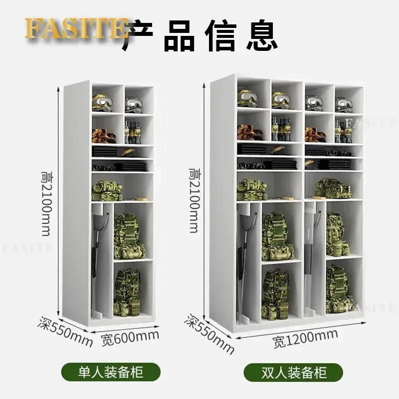 For Single Item Storage Cabinet Metal Organizer Shelf for Rescue Material Anti Riot Equipment Instrument Display Office Use
