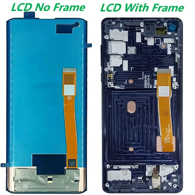 Test Original 6.7  For Motorola Moto Edge  XT2063-3 LCD Display With Frame Moto Edge+ XT2061-3 Touch Screen Digitizer Assembly