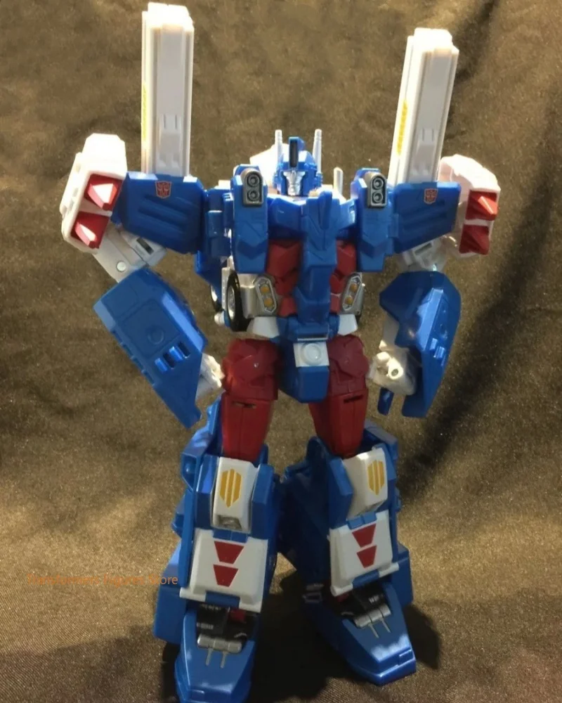 ในสต็อก TAKARA TOMY Transformers LG Series LG-14 Ultra Magnus ตัวเลขสะสมของเล่นที่สามารถเคลื่อนย้ายคลาสสิกรูปเด็กของขวัญรถ