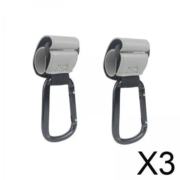 

Universal Stroller Hooks Aluminum Alloy Clip Bag Holder Infant Stroller Accessories for Travel and Home