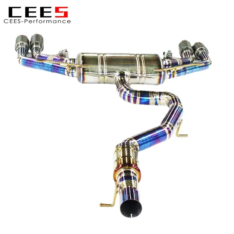 Catback Exhaust For VW golf R/R20 2.0T 2015-2019 High Performance escape Titanium alloy Exhaust Pipe Muffler