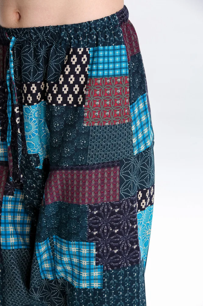 سراويل حريم بفتحة متدلية فضفاضة ، نمط عرقي ، بيع بيع بالجملة ، انخفاض الشحن